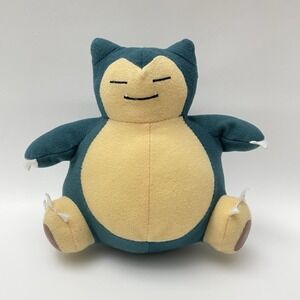 Pokemon Green Snorlax Plush Stuffed Animal Toy 6" Toy Factory Nintendo‎ 2021
